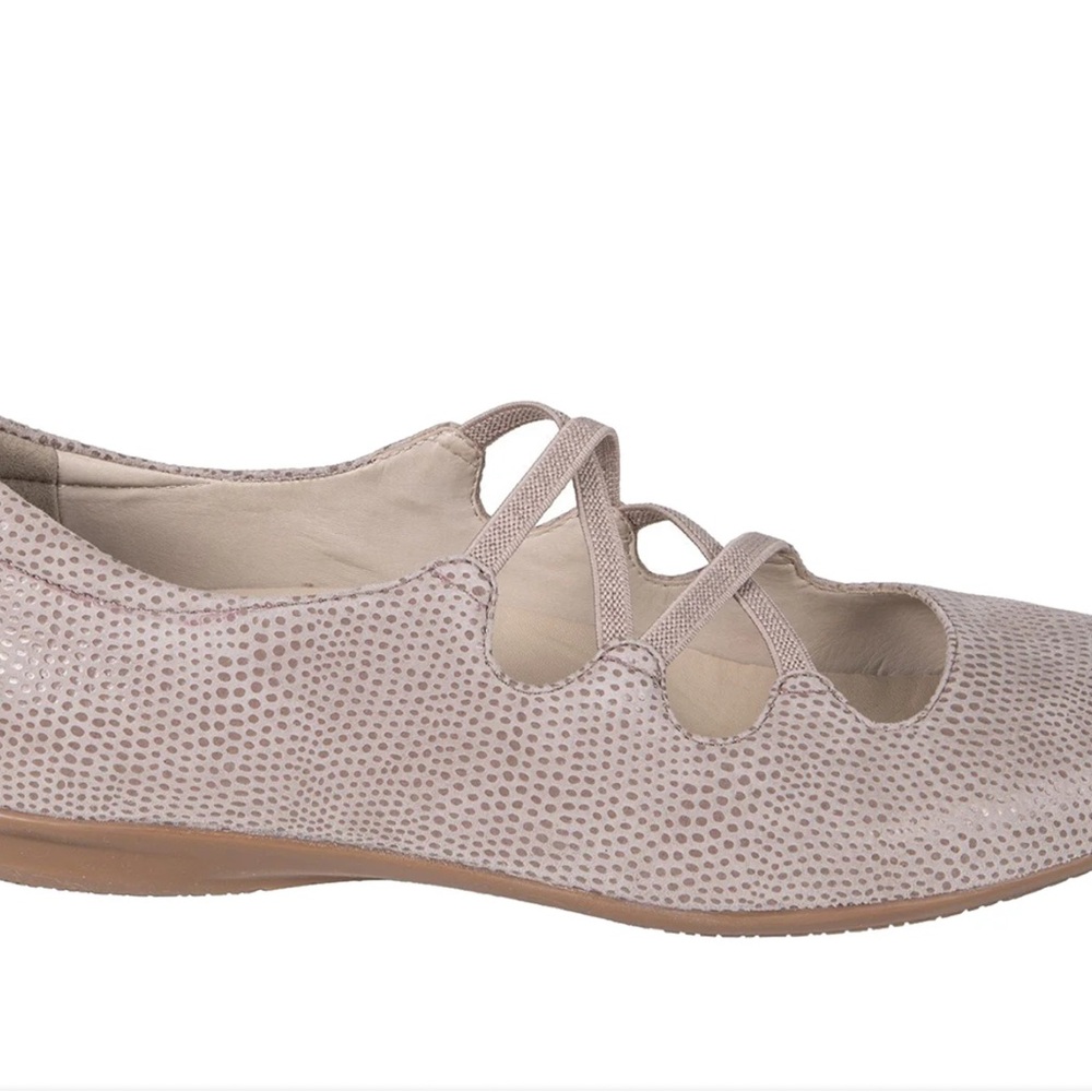 Earthies Clare Ballet Size 9 Suede Loafers Ginger Metallic - Picture 8 of 8
